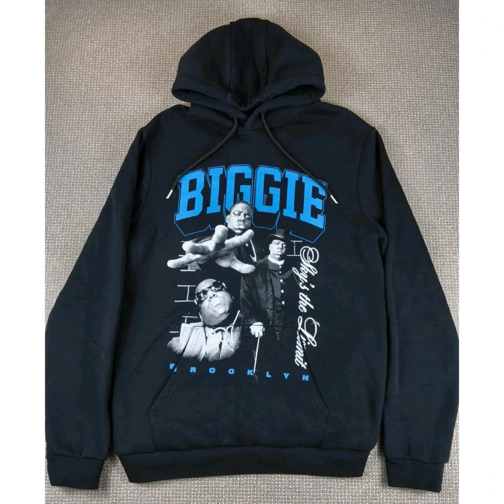 Supply & Demand Biggie Smalls Graphic Hoodie Mens Large Juicy Pullover